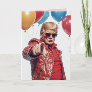 FUNNY DONALD TRUMP BRTHDAY GREETING CARD