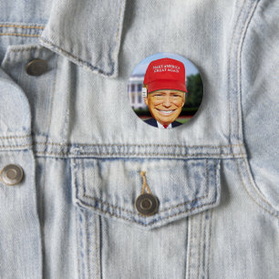 FUNNY DONALD TRUMP BUTTON