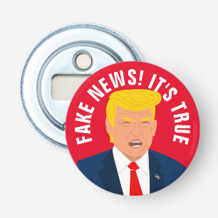 Funny Donald Trump cartoon quote magnetic beer Bottle Opener