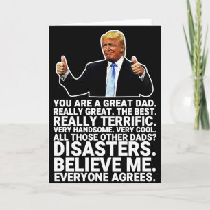Funny Donald Trump Father's Day Card