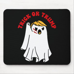 Funny Donald Trump Ghost Fight Fist Trick Or Trump Mouse Mat