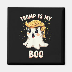 Funny Donald Trump Ghost Halloween Party Spooky Magnet