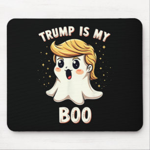 Funny Donald Trump Ghost Halloween Party Spooky Mouse Mat