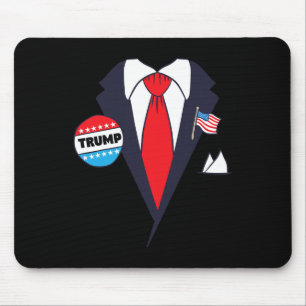 Funny Donald Trump Halloween Costume - Cartoon Tee Mouse Mat