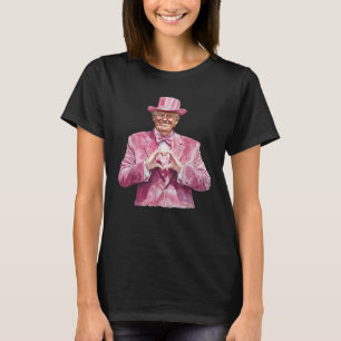 Funny Donald Trump Heart Happy Valentine's Day T-Shirt