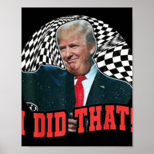 Funny Donald Trump I Did That  Poster