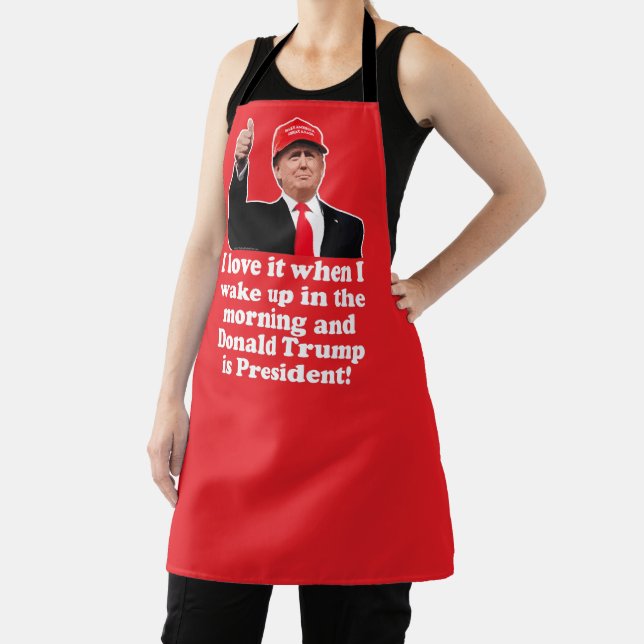 Funny Donald Trump I Love it 47th President Apron (Insitu)