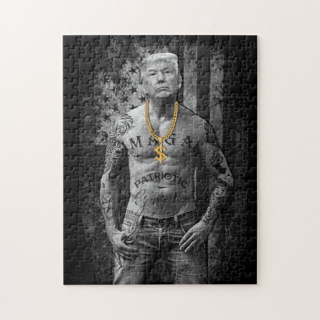 Funny Donald Trump Jigsaw Puzzle (Vertical)