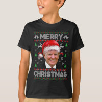 Funny Donald Trump Merry Christmas Family Ugly Swe