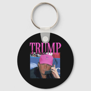 Funny Donald Trump Miss Me Yet Y2k Vintage 90s Tru Key Ring