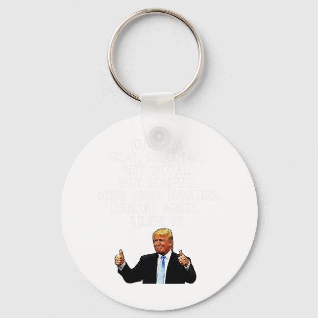 Funny Donald Trump Mother39s Day Gag Gift Conserva Key Ring (Front)