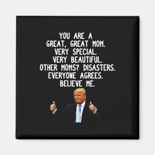 Funny Donald Trump Mother39s Day Gag Gift Conserva Magnet