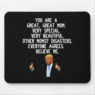 Funny Donald Trump Mother39s Day Gag Gift Conserva Mouse Mat
