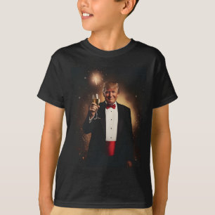 Funny Donald Trump Nye 2025 Party Make New Year Gr T-Shirt