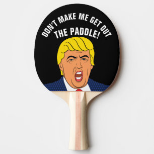 FUNNY DONALD TRUMP PING PONG PADDLES