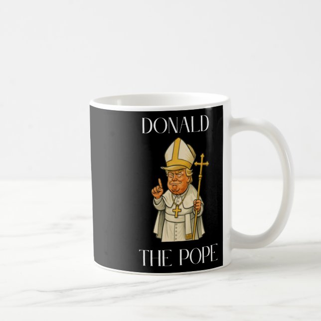 Funny Donald Trump Pope Meme Funny  Coffee Mug (Right)