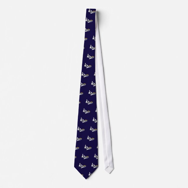 Funny Donald Trump Presidential Aeroplane Tie (Front)