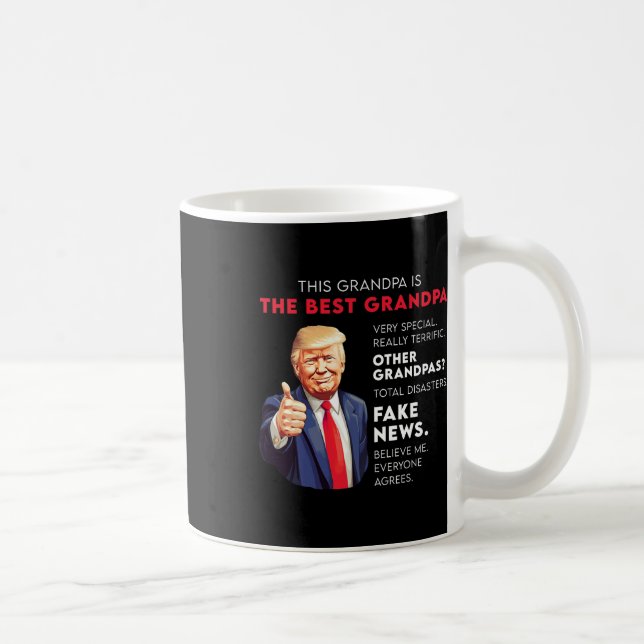 Funny Donald Trump Quote For Conservative Grandpa  Coffee Mug (Right)