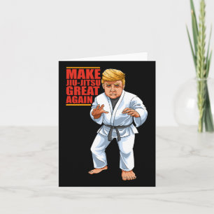 Funny Donald Trump Republican - Jiu-jitsu And Bjj  Card