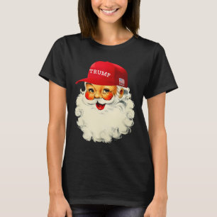Funny Donald Trump Santa Claus Christmas Holiday 2 T-Shirt