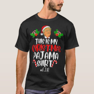 Funny Donald Trump Santa This Is My Christmas Paja T-Shirt