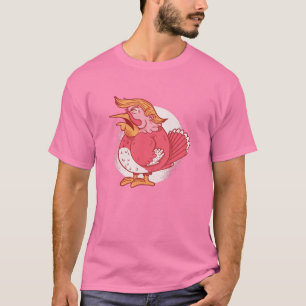 funny donald trump thanksgiving turkey pink T-Shirt
