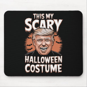 Funny Donald Trump This Is My Scary Halloween Cost Mouse Mat