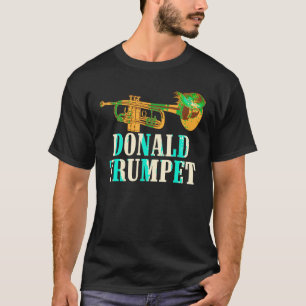 Funny Donald Trump Trumpet Gift Cute Musicians Men T-Shirt