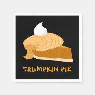 Funny Donald Trump Trumpkin Pie Napkin