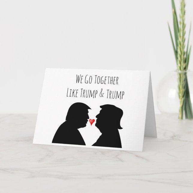 Funny Donald Trump Valentine's Day Card (Front)