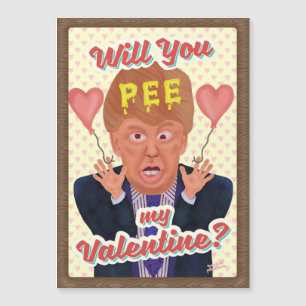 Funny Donald Trump Valentine's Day Pee Tape Joke
