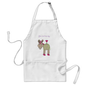 Funny donkey apron