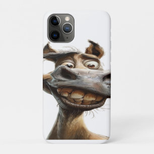 funny donkey art design iPhone 11 pro case