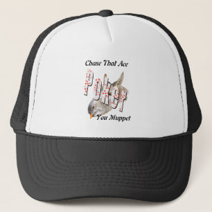 Funny Donkey Chase That Ace, Poker Trucker Hat