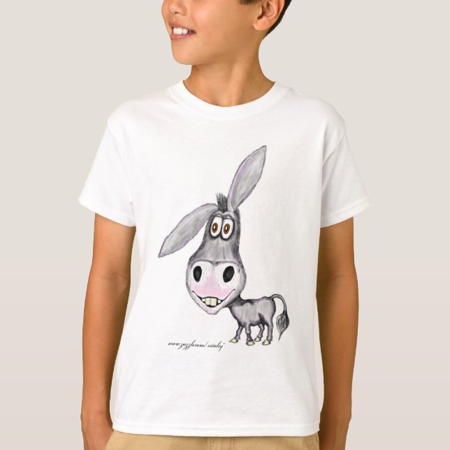 Funny donkey cute t-shirt (Front)