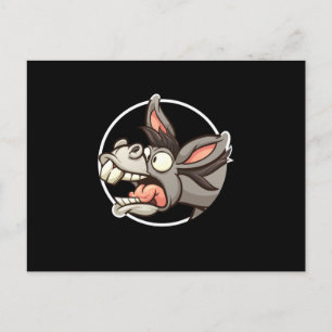 Funny Donkey Donkey Mule Postcard