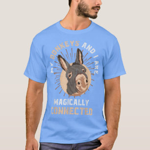 Funny Donkey Farmer Farming Farm Animal Lover Donk T-Shirt