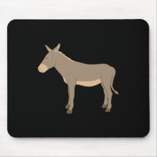 Funny Donkey Horse Farm Animal Lover Gift For Men Mouse Mat