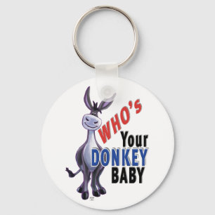 Funny Donkey, Who is Your Donkey Baby Key Ring