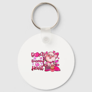 Funny Dont Bacon My Heart Cute G Valentines Da Key Ring