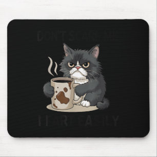 Funny Don't E Me I Fart Easily Black Cat Coffee Fa Mouse Mat
