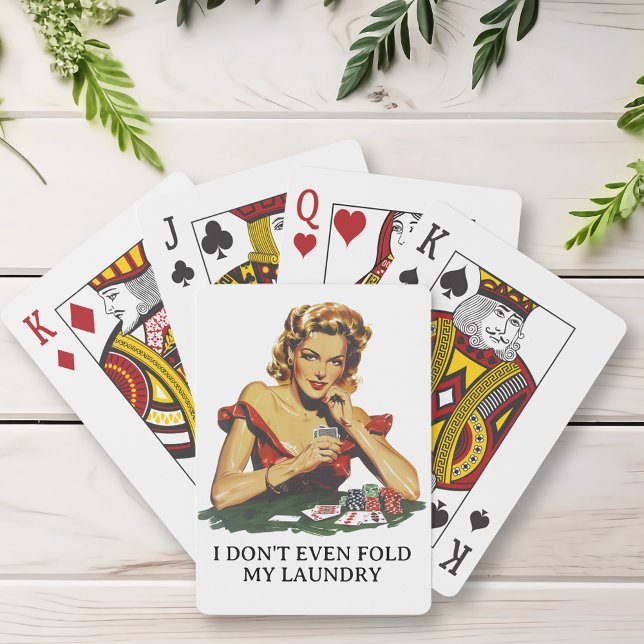 Funny Don't Fold My Laundry  Playing Cards (Creator Uploaded)