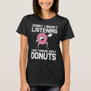 Funny Donut Designs For Men Women Doughnut Foodie T-Shirt