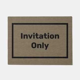 Funny Doormat | Invitation Only Doormat
