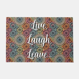 Funny Doormat Tie Dye
