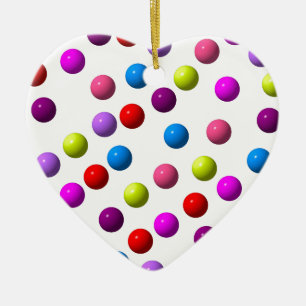 Funny Dots Ceramic Tree Decoration