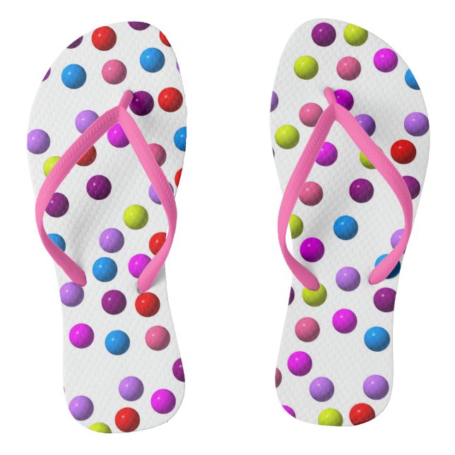 Funny Dots Flip Flops (Footbed)