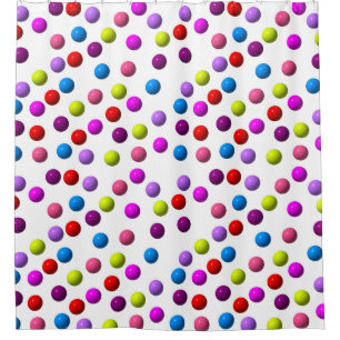 Funny Dots Shower Curtain