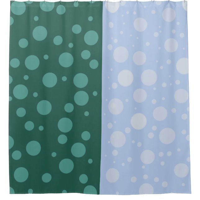Funny Dots Shower Curtain (Front)