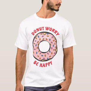 Funny Doughnut Design T-Shirt